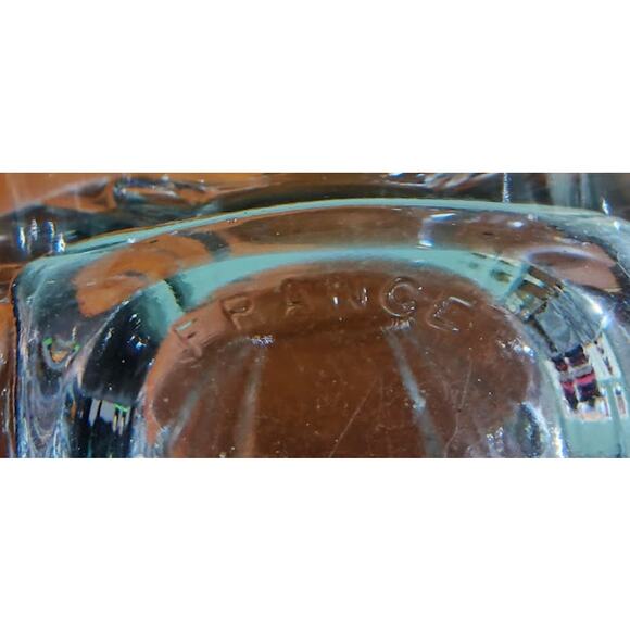 Thick Lead Crystal Vase, Made in France, 9-3/4" Tall - Picture 5 of 5